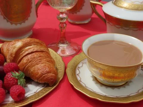 French breakfast in style Stock Photos