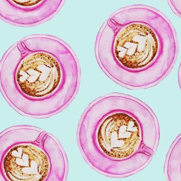 French breakfast,coffee Stock Illustration