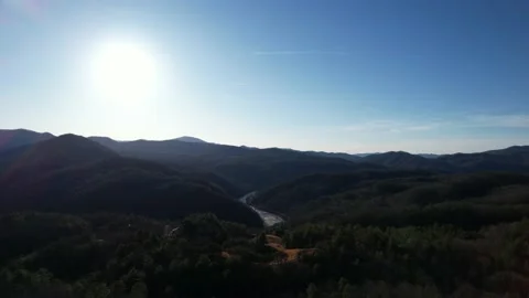 French Broad River Stockbeeldmateriaal 234850665