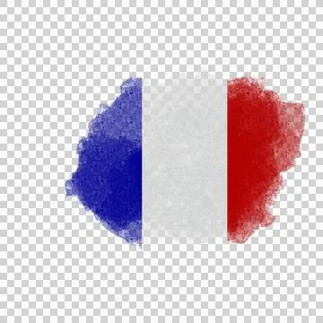 French Brush Flag Stock Photos