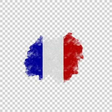 French Brush Flag Stock Photos