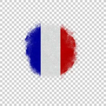 French Brush Flag Stock Photos