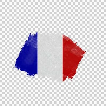 French Brush Flag Stock Photos