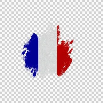French Brush Flag Stock Photos