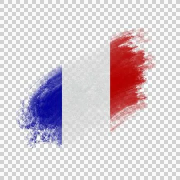French Brush Flag Stock Photos