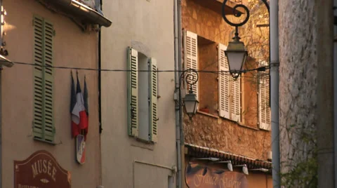 French building-flag Video stock 35574252