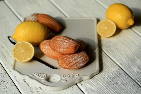 French cake madlen Stock Photos