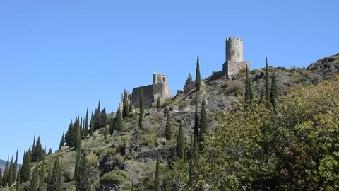 French castle Stock Footage 75344335