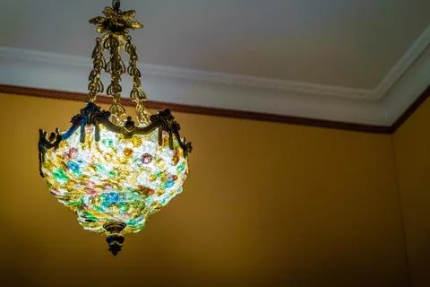 French ceiling lamp Foto stock