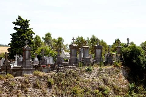French cemetery Stock Photos
