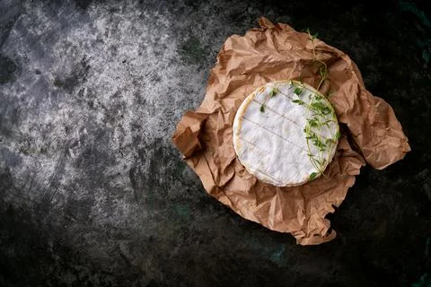 French cheese Camembert Stock Photos