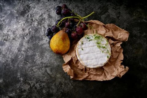 French cheese Camembert Stock Photos