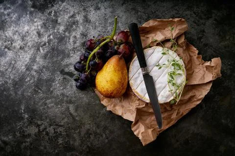French cheese Camembert Stock Photos