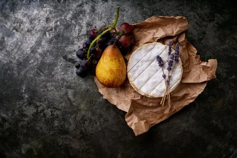 French cheese Camembert Stock Photos