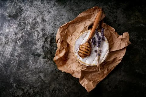 French cheese Camembert Stock Photos