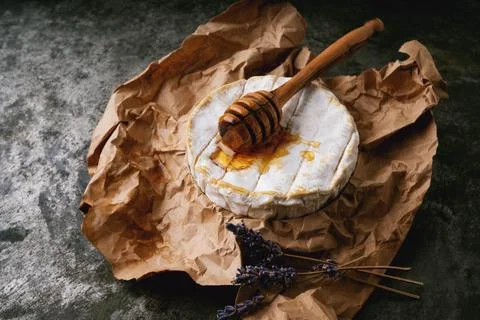 French cheese Camembert Stock Photos