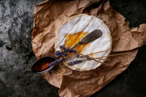 French cheese Camembert Stock Photos