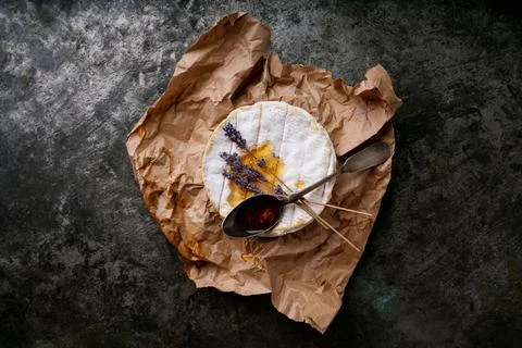 French cheese Camembert Stock Photos