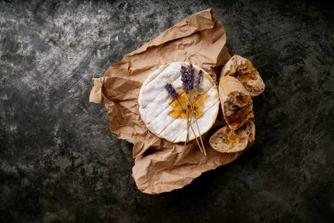 French cheese Camembert Stock Photos