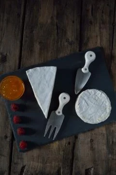 French cheese concept Stock Photos