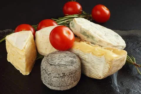 French cheese 库存照片