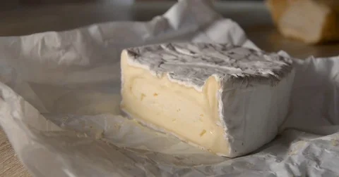 French cheese slow motion Stock Footage 82075450