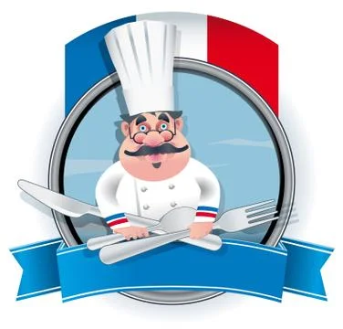 French Chef Stock Illustration