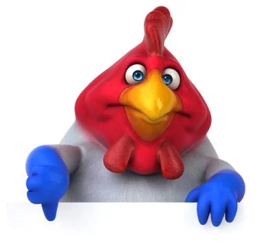French chick - 3D Illustration Free Stock Illustration