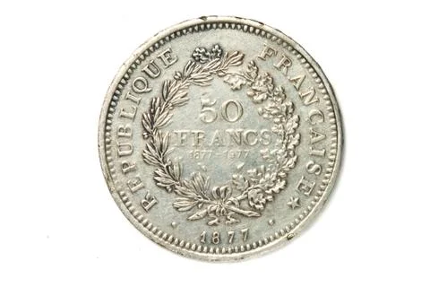 French coin Stock Photos