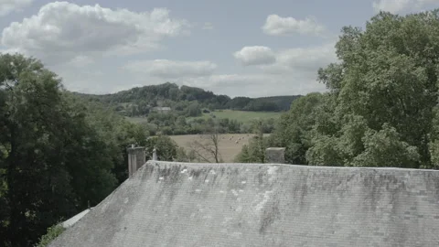 French countryside view Stock Footage 140057010