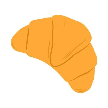 French croissant bakery. Flat vector illustration Stock Illustration