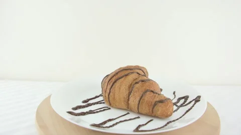French croissant Stock Footage 249740628
