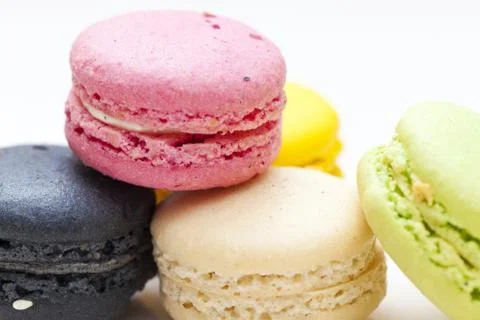 French dessert macarons Stock Photos