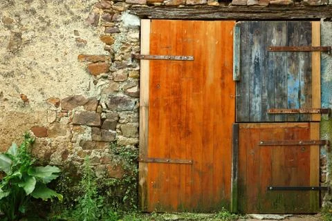 French door Stock Photos