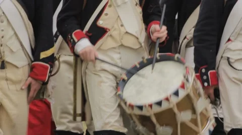 French drummer Video stock 8508272