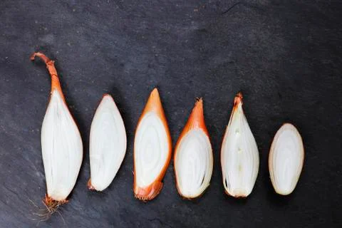 French Echalion Shallots Stock Photos