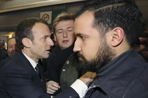 French Elysee Palace Security official Alexandre Benalla political scandal, Pari Stock Photos