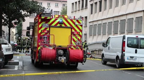 French fire brigade 2 Video stock 44751684