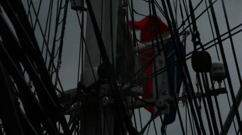 French flag and rain drops Video stock 970559