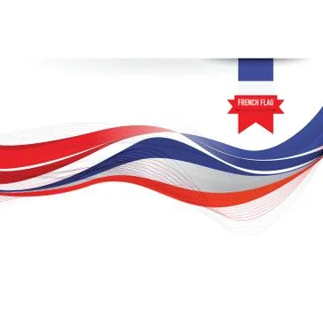 French flag background Stock Illustration