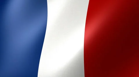 French Flag Background Seamless Loop Stock Footage 39377820