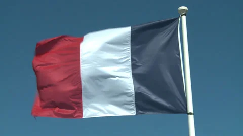 French Flag Stock Footage 32695950