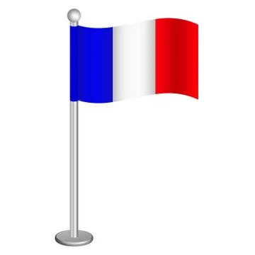 French flag Stock Illustration