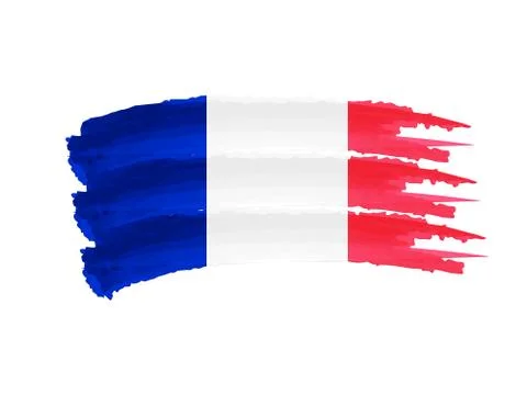 French flag Illustrazione stock