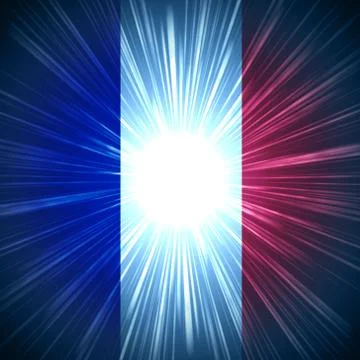 French flag Stock Illustration