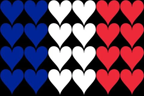 French flag Stock Illustration