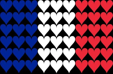 French flag Stock Illustration