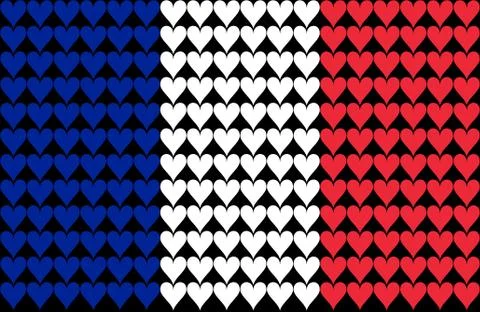 French flag Stock Illustration