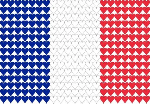 French flag Stock Illustration