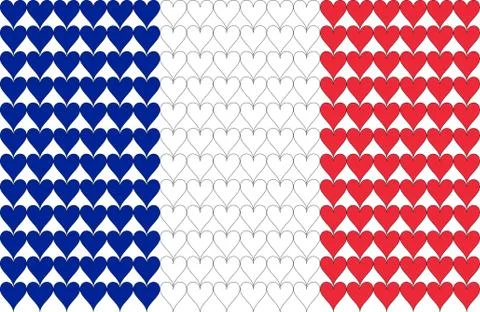 French flag Stock Illustration